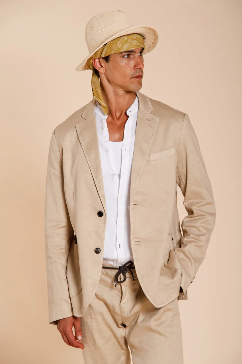 Da Vinci men's blazer in linen and cotton twill sold by Mason's product image thumbnail 2