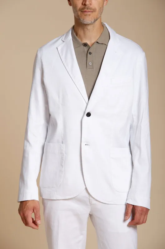 Da Vinci men's blazer in linen and cotton twill made by Mason's