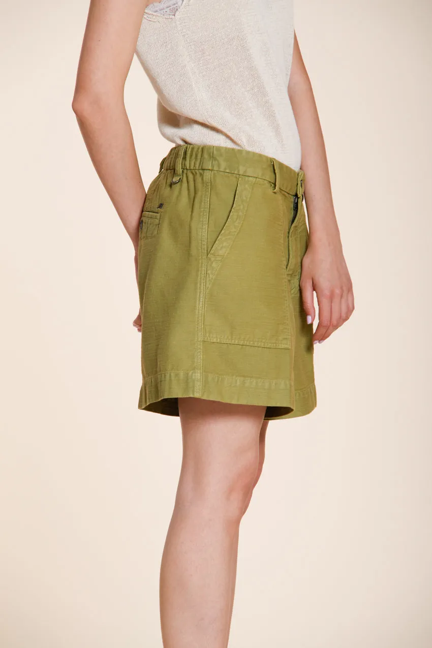 Dallas women's cargo bermuda in slub cotton relaxed fit sold by Mason's product image thumbnail 4