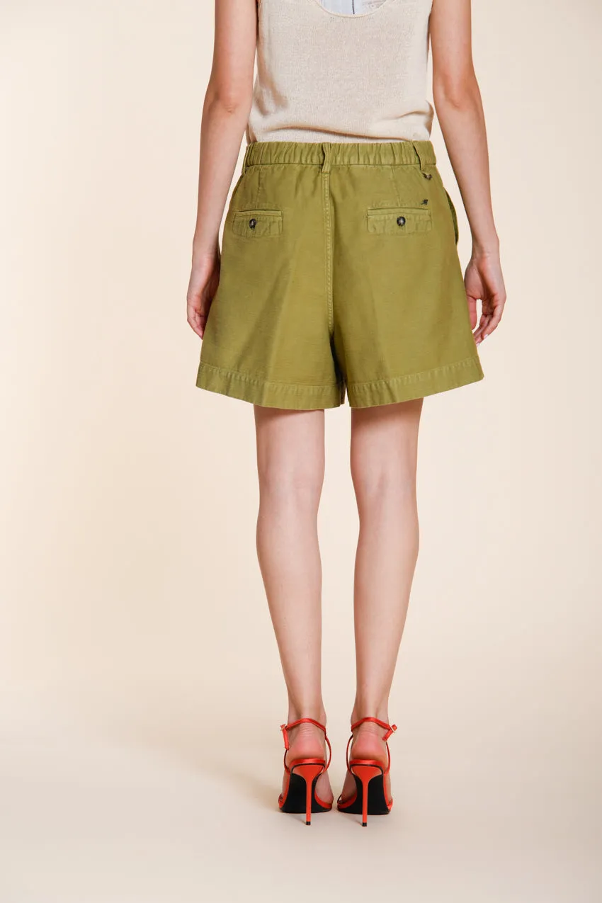 Dallas women's cargo bermuda in slub cotton relaxed fit sold by Mason's product image thumbnail 5