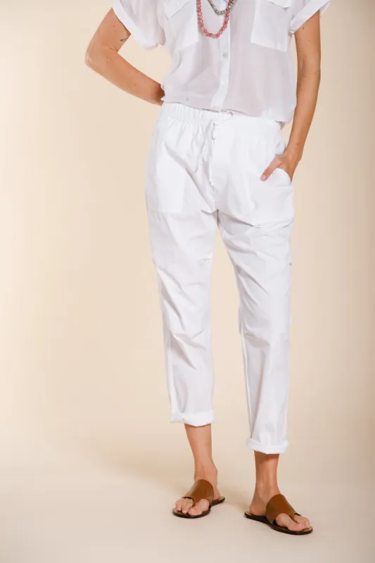 Fatique Jogger women's cargo pants in twill relaxed fit made by Mason's