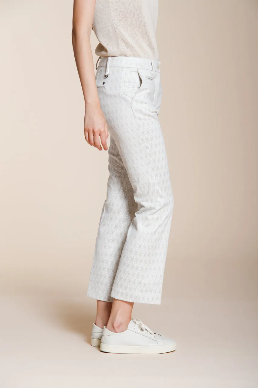 New York Trumpet women's chino pants in rhombus pattern jersey slim fit sold by Mason's product image thumbnail 4