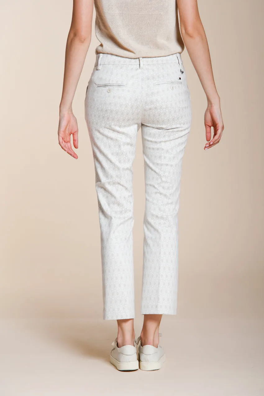 New York Trumpet women's chino pants in rhombus pattern jersey slim fit sold by Mason's product image thumbnail 5