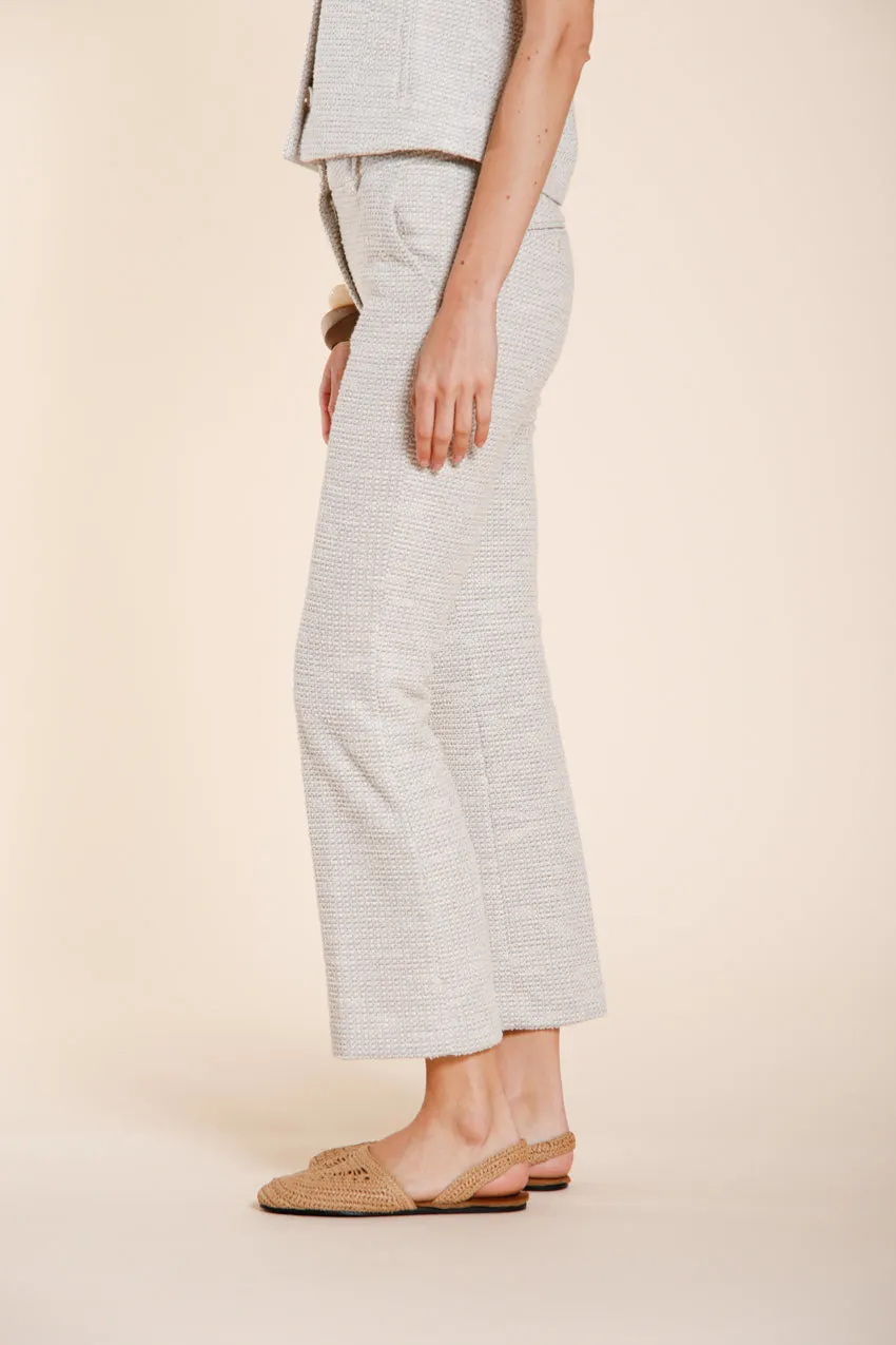 New York Trumpet women's chino pants in rice grain texture jersey slim fit sold by Mason's product image thumbnail 4