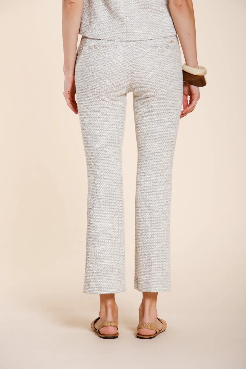 New York Trumpet women's chino pants in rice grain texture jersey slim fit sold by Mason's product image thumbnail 5