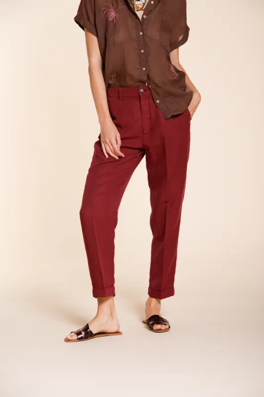 Linda Summer women's chino pants canvas relaxed fit made by Mason's