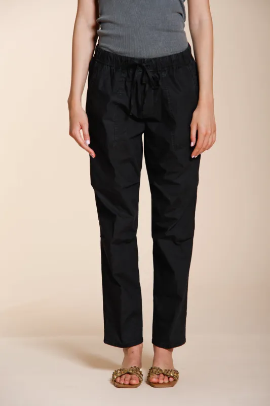 Fatique Jogger women's cargo pants in twill relaxed fit made by Mason's