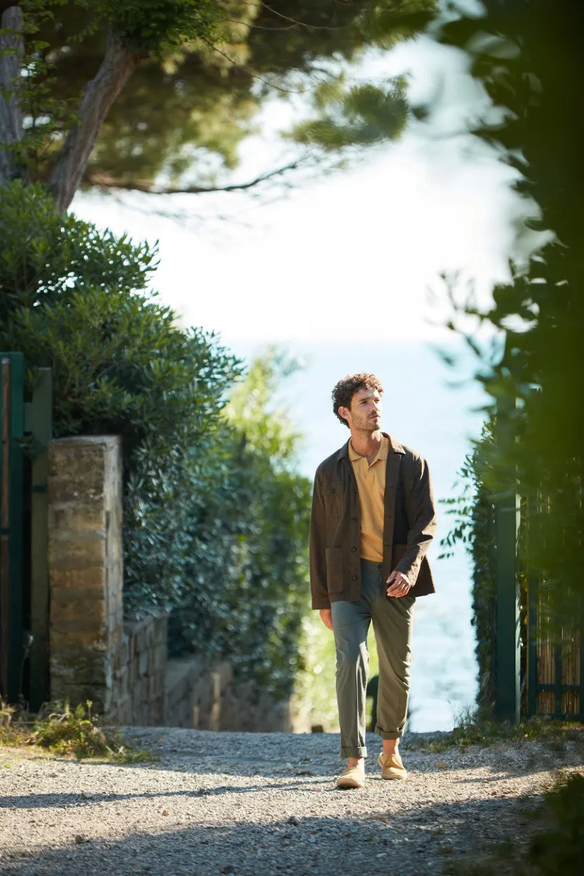 Pinces men's chino pants in stretch gabardine relaxed fit sold by Mason's