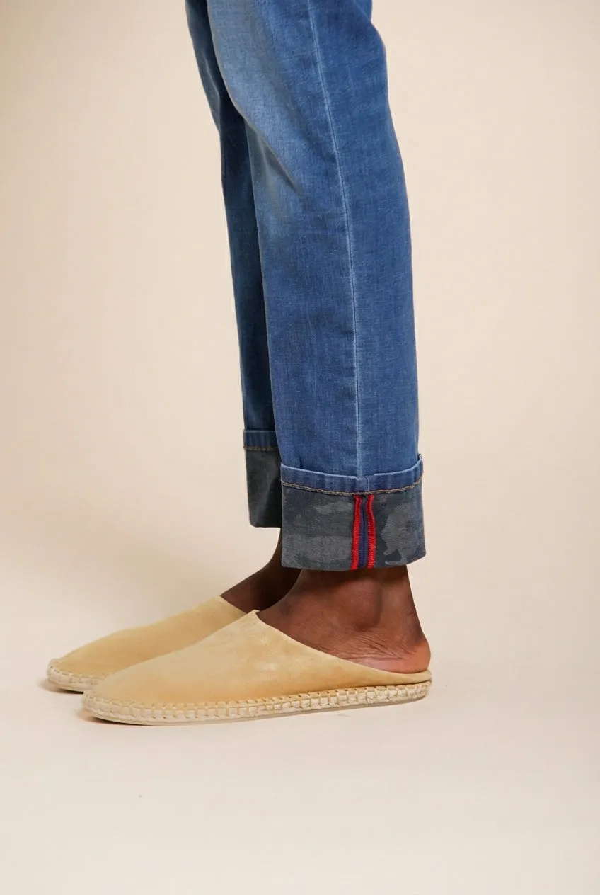 Harris men's 5-pocket pants in camouflage print denim slim fit sold by Mason's product image thumbnail 3