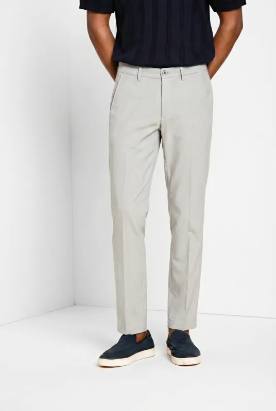 Milano men's chino pants in herringbone extra slim fit made by Mason's