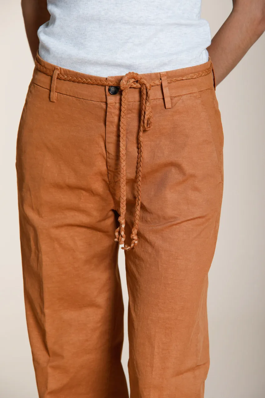New York Straight women's chino pants in cotton and linen twill straight fit sold by Mason's product image thumbnail 2