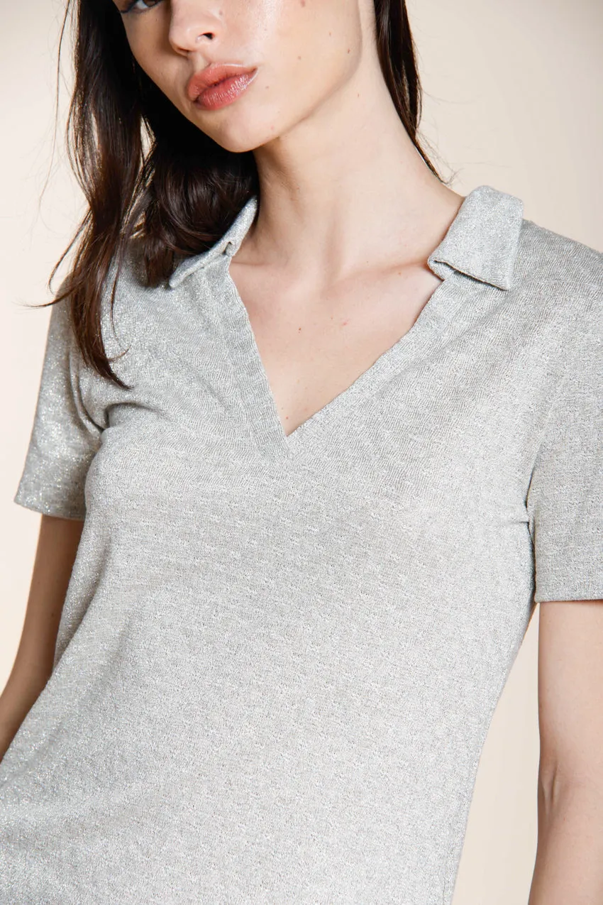 Ada women's shirt short sleeve in lurex tricot sold by Mason's product image thumbnail 3
