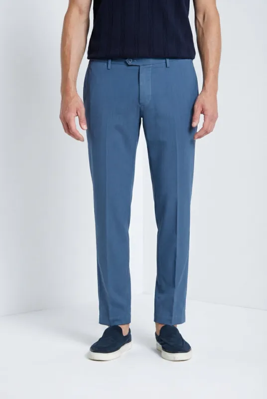 New York men's chino pants wool twill regular fit made by Mason's