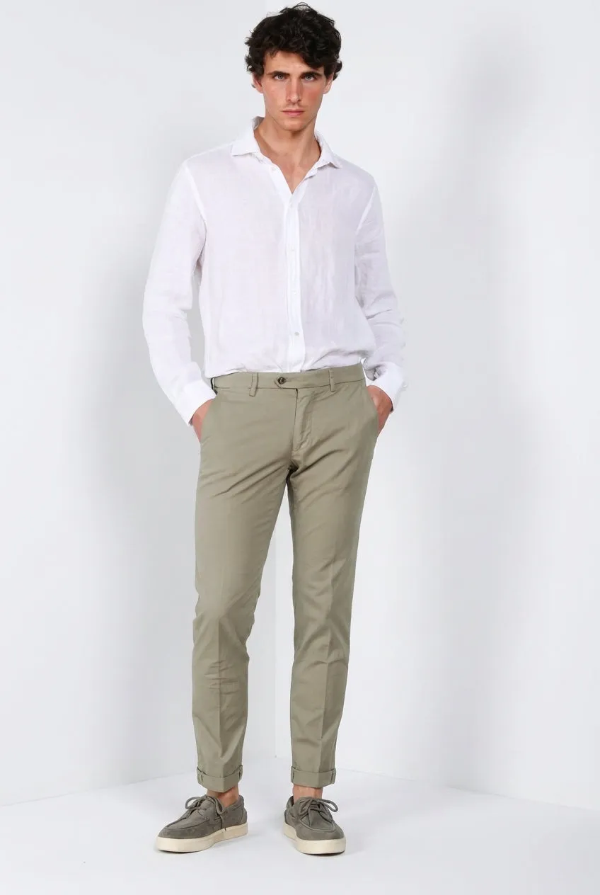 Torino men's shirt in linen canvas ① sold by Mason's product image thumbnail 2
