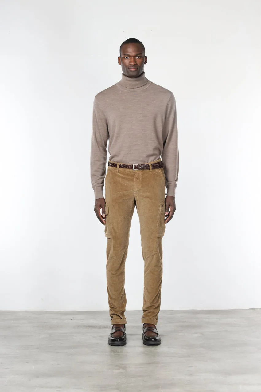 Chile men's cargo trousers/pants in 500-wale corduroy, extra slim fit ① sold by Mason's product image thumbnail 2