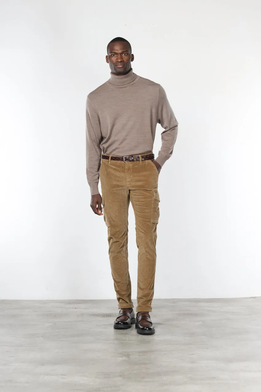 Chile men's cargo trousers/pants in 500-wale corduroy, extra slim fit ① sold by Mason's product image thumbnail 5