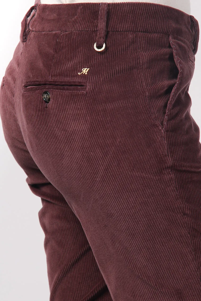 New York Slim women’s chino pants in wide-wale velvet with slim fit ① sold by Mason's product image thumbnail 3