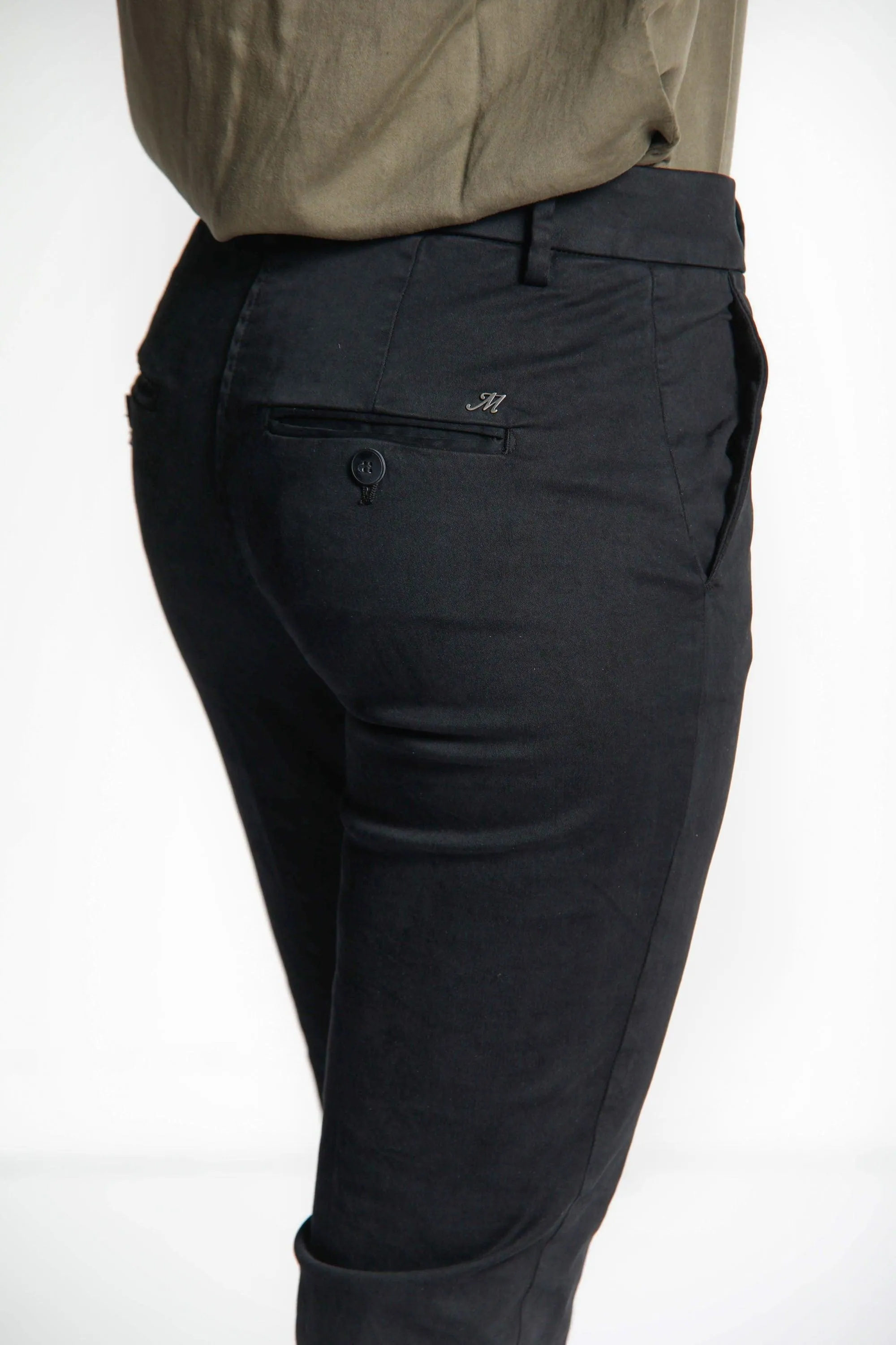 New York Slim woman satin chino pants ① sold by Mason's product image thumbnail 3