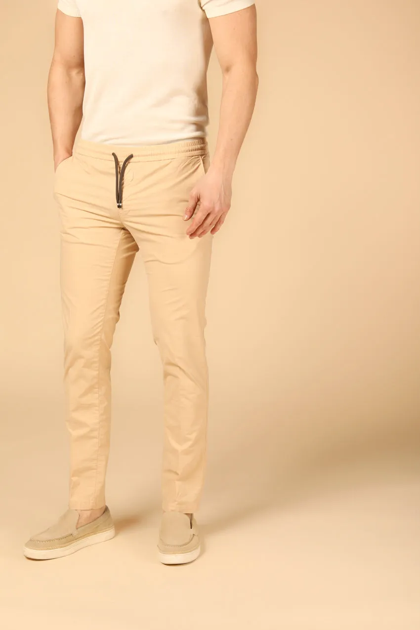 New York Sack men's chino jogger pants in parachute fabric regular sold by Mason's