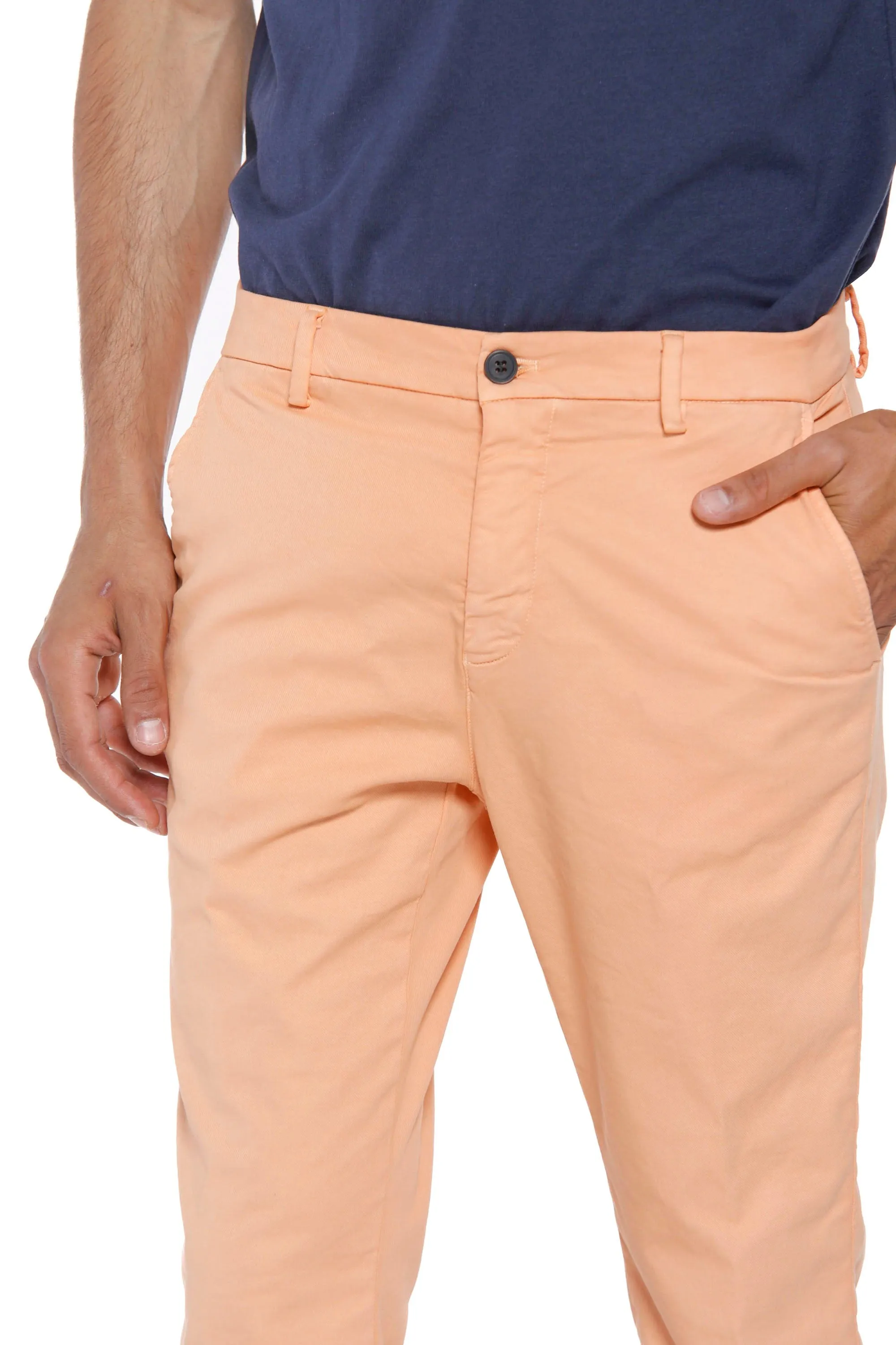 Osaka Style man chino pants in cotton and tencel carrot sold by Mason's product image thumbnail 2