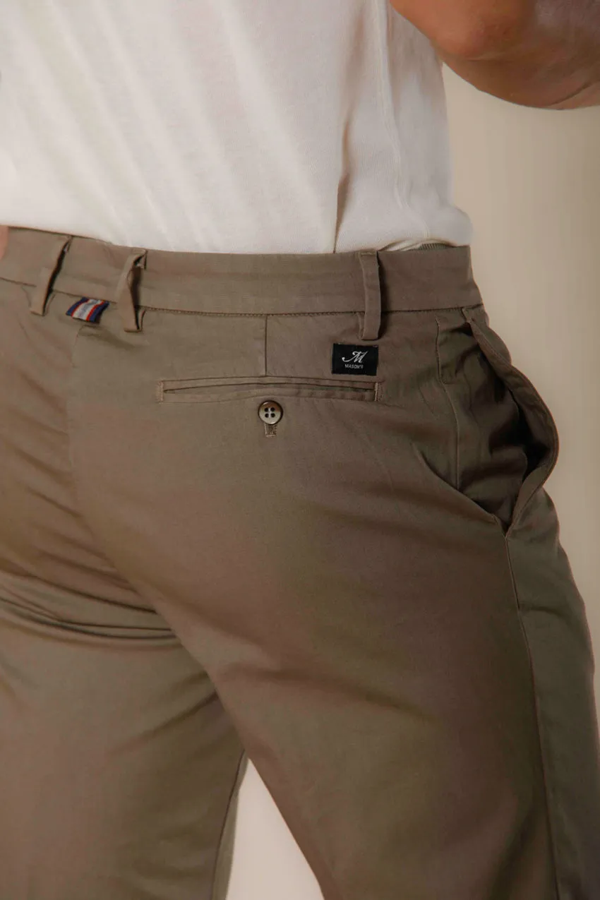 New York men's chino pants in stretch satin regular ① sold by Mason's product image thumbnail 2