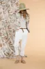 Malibu Jogger woman chino pants in cotton and tencel relaxed sold by Mason's