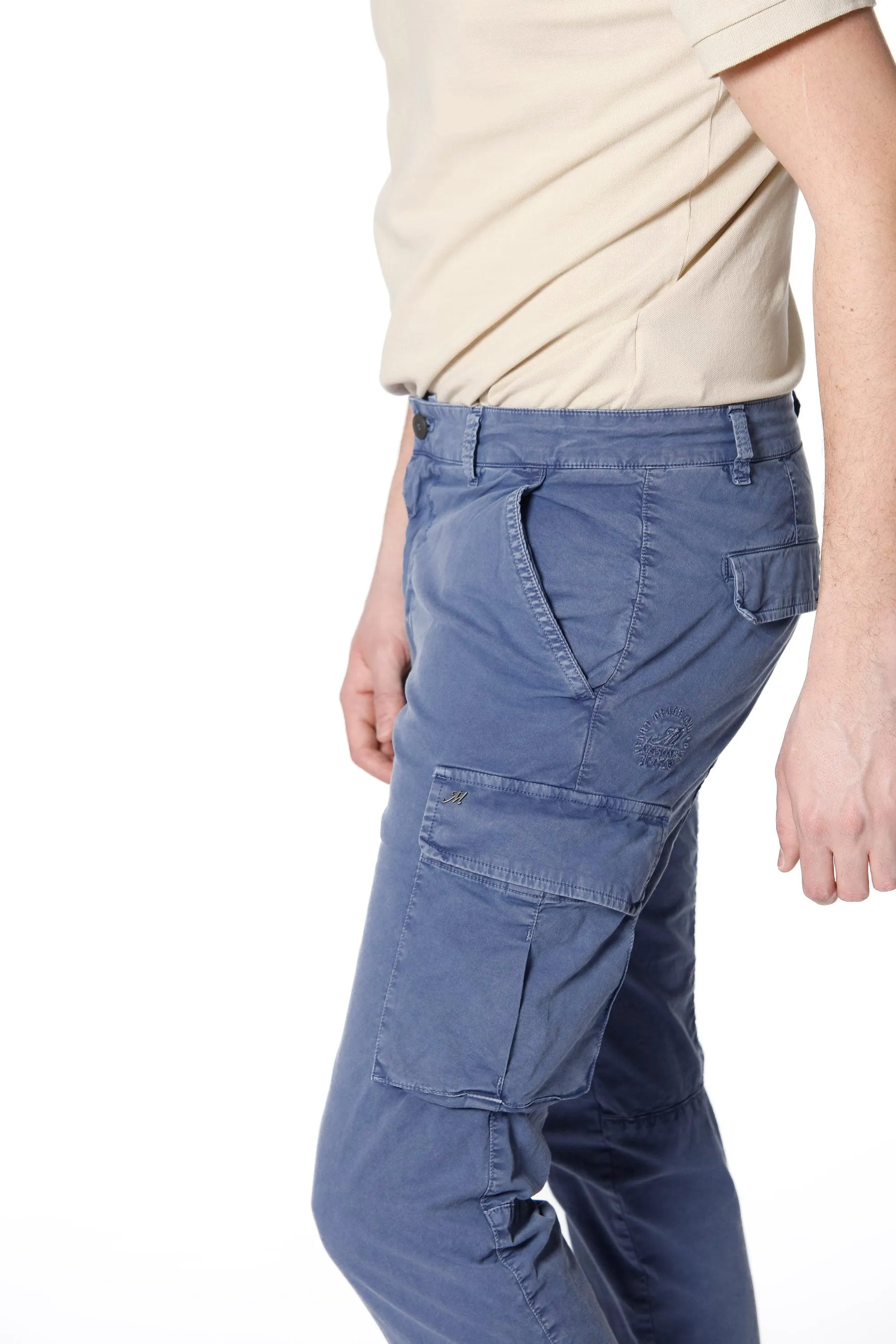 Chile man cargo pants in stretch cotton icon washing extra slim sold by Mason's product image thumbnail 4
