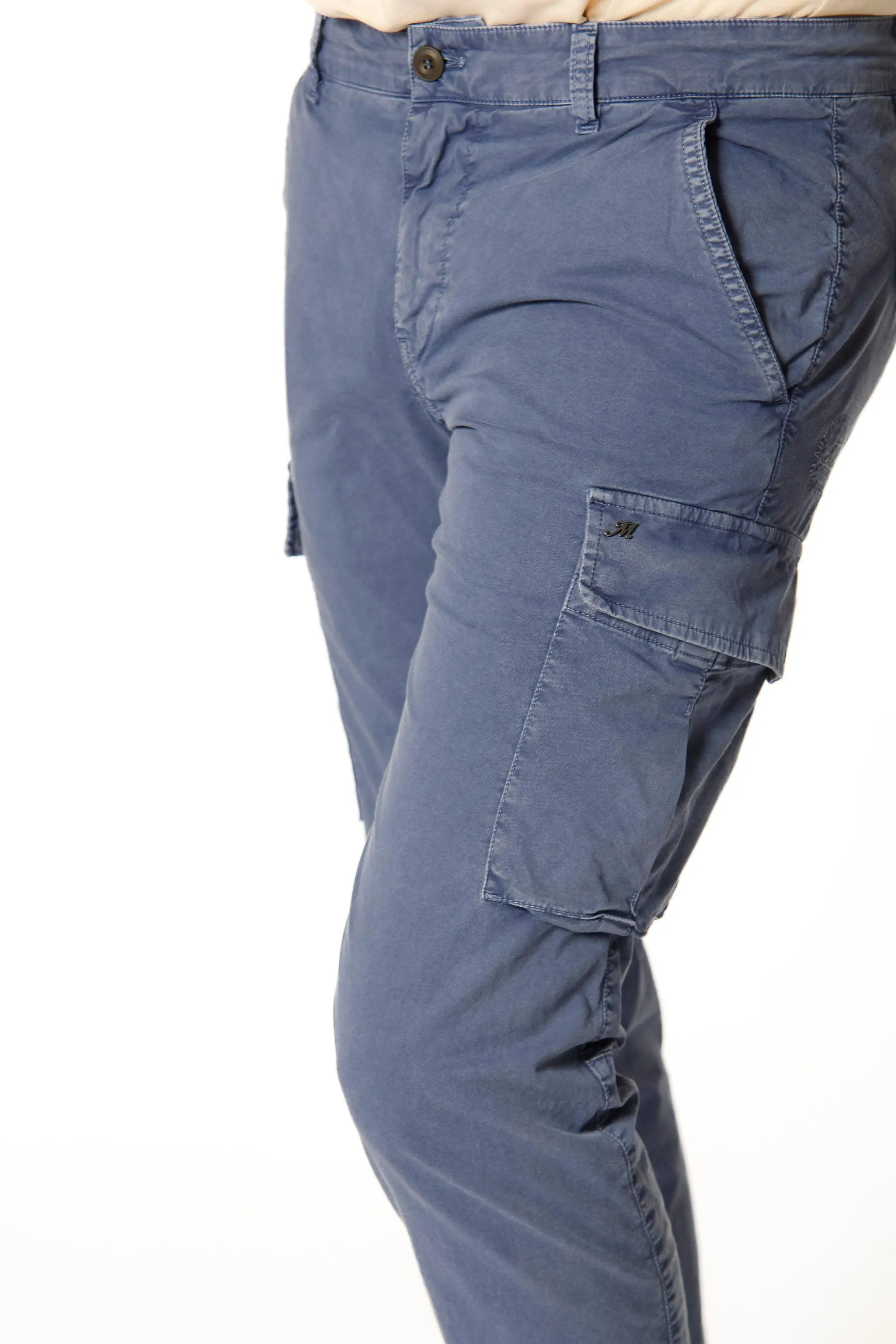 Chile man cargo pants in stretch cotton icon washing extra slim sold by Mason's product image thumbnail 5