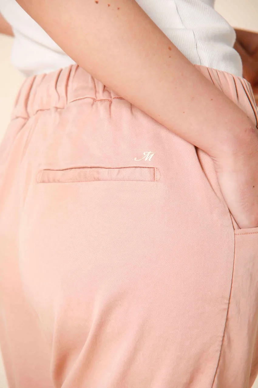 Easy Jogger women's chino pants in stretch fleece relaxed sold by Mason's product image thumbnail 2