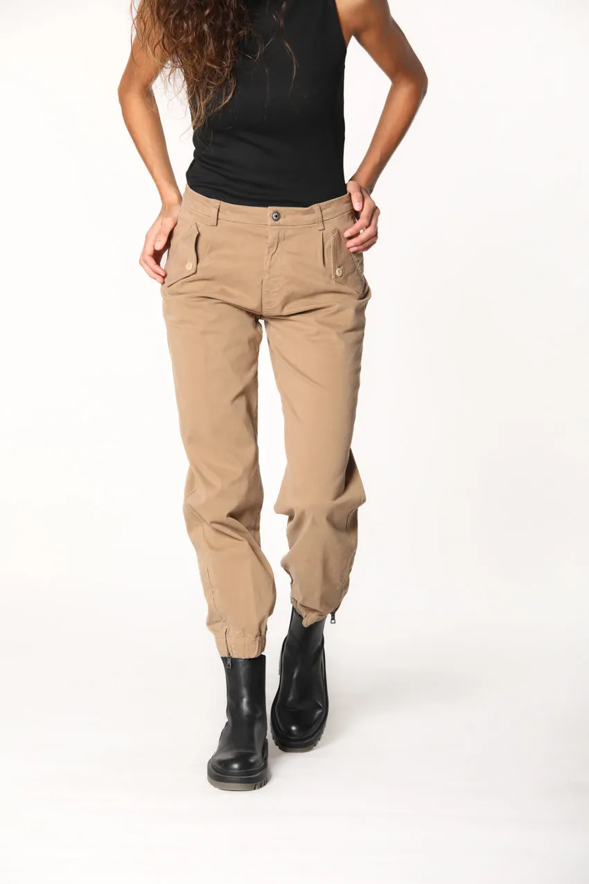 Evita woman satin cargo pants curvy sold by Mason's