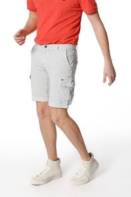 Chile man cargo bermuda in stretch satin regular ① sold by Mason's