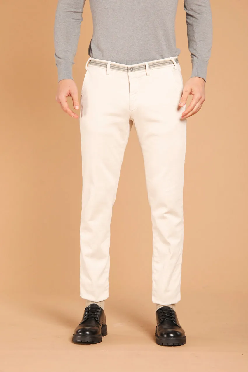 Torino Golf men's chino pants in satin plush effect slim fit sold by Mason's