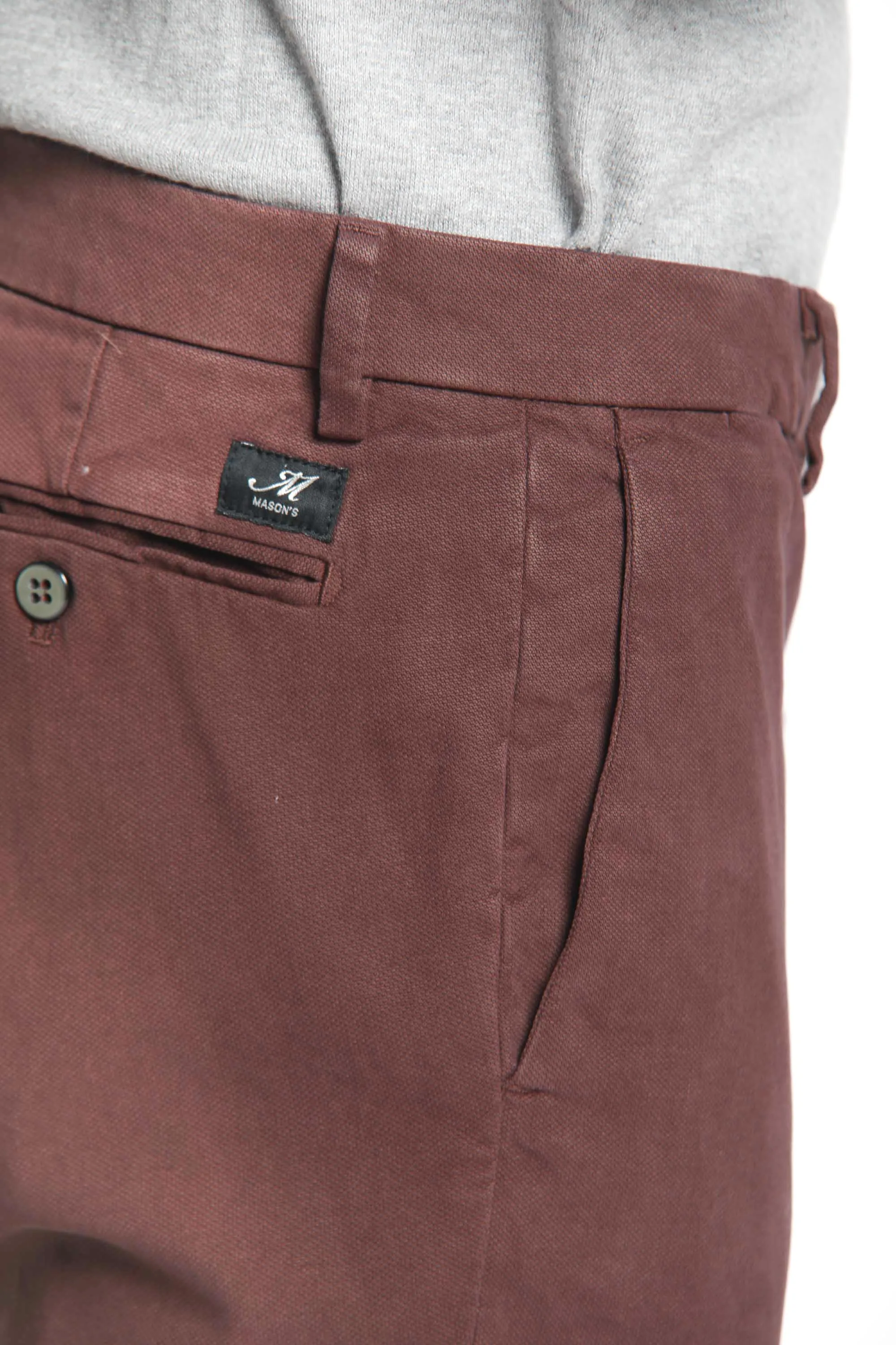 New York man cotton modal chino pants regular ① sold by Mason's product image thumbnail 3