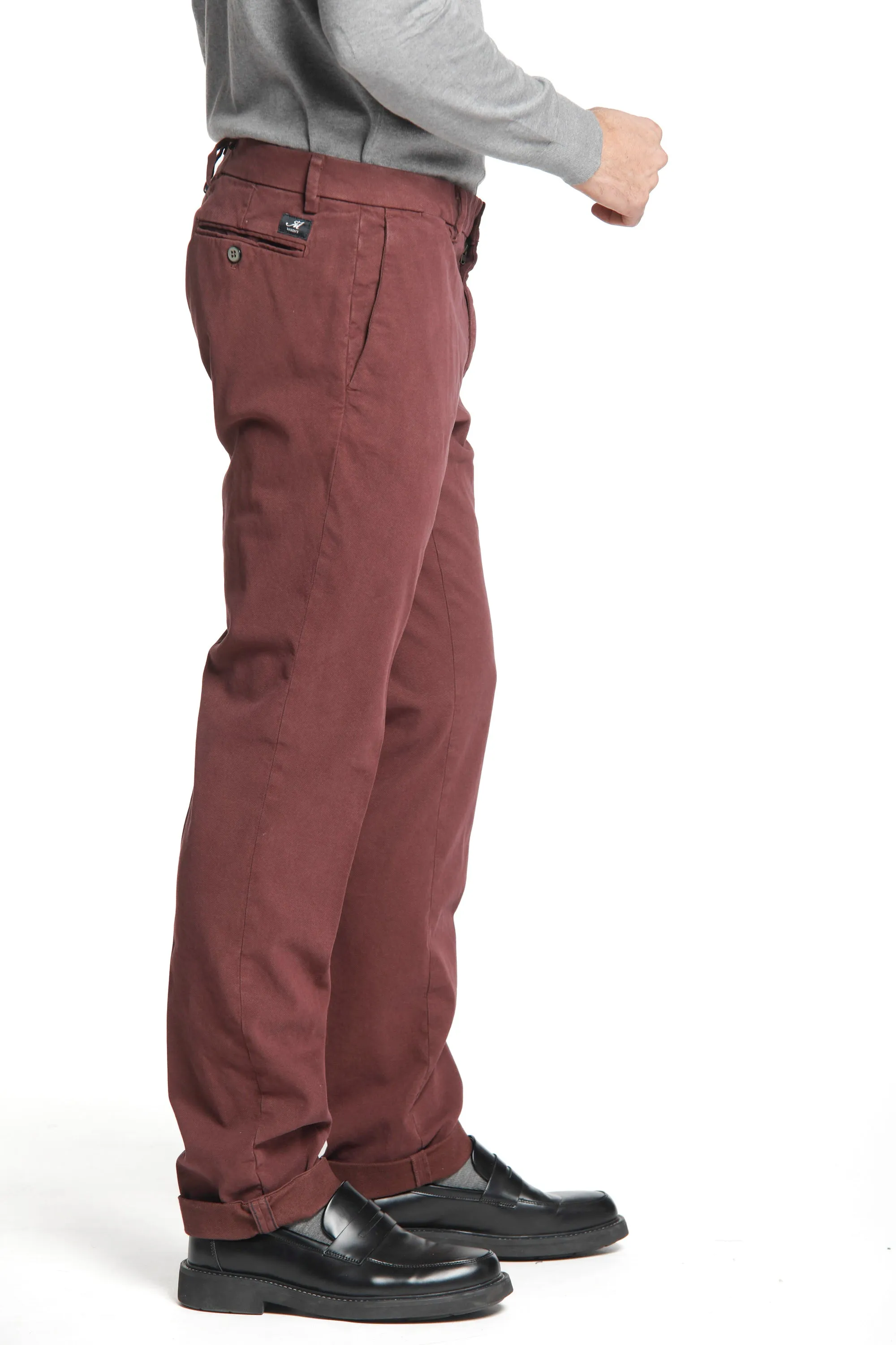 New York man cotton modal chino pants regular ① sold by Mason's product image thumbnail 2