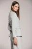 Caroline woman double breasted jersey blazer with chevron pattern sold by Mason's