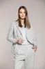 Caroline woman double breasted jersey blazer with chevron pattern sold by Mason's