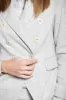 Caroline woman double breasted jersey blazer with chevron pattern sold by Mason's