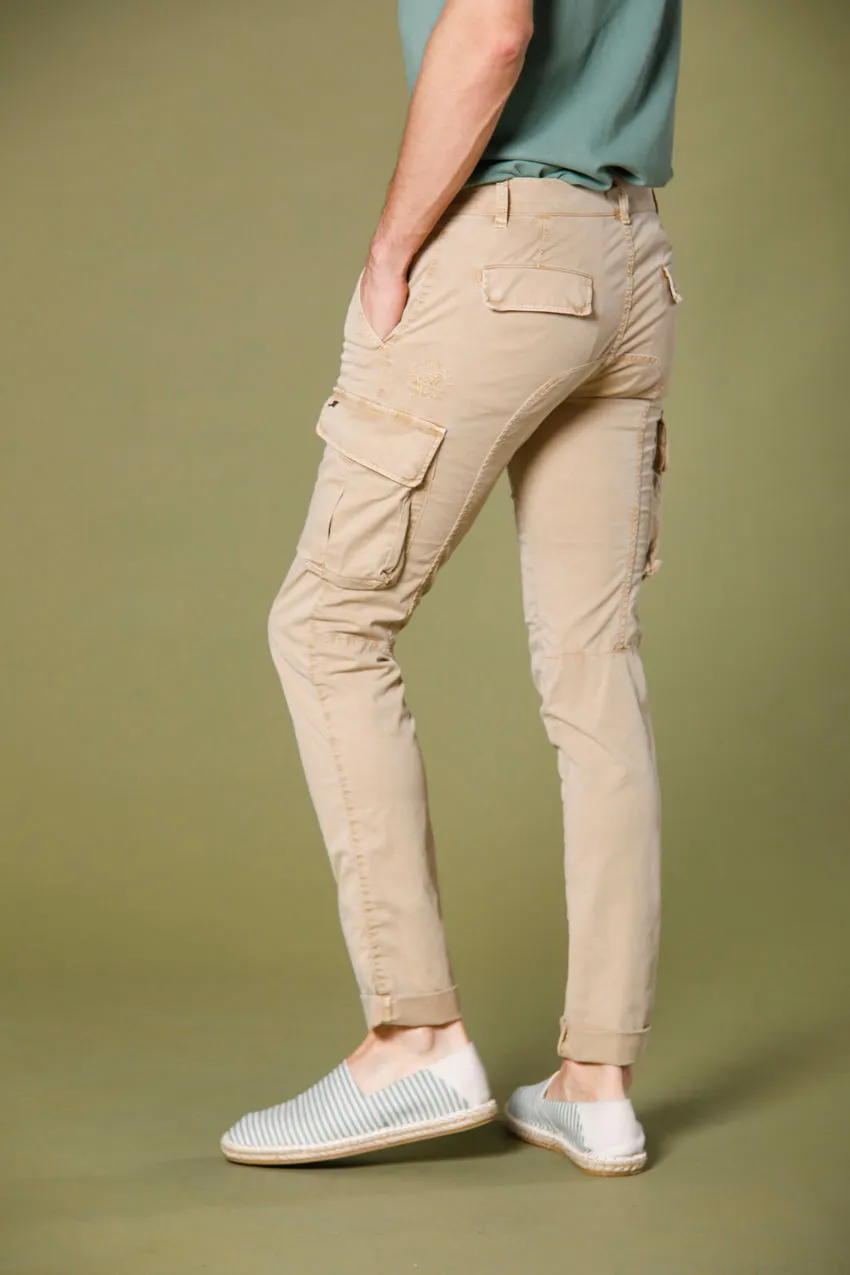Chile men's cargo pants in stretch twill icon washing extra slim sold by Mason's product image thumbnail 4
