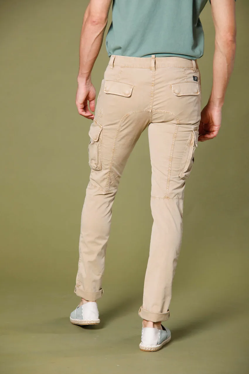 Chile men's cargo pants in stretch twill icon washing extra slim sold by Mason's product image thumbnail 3