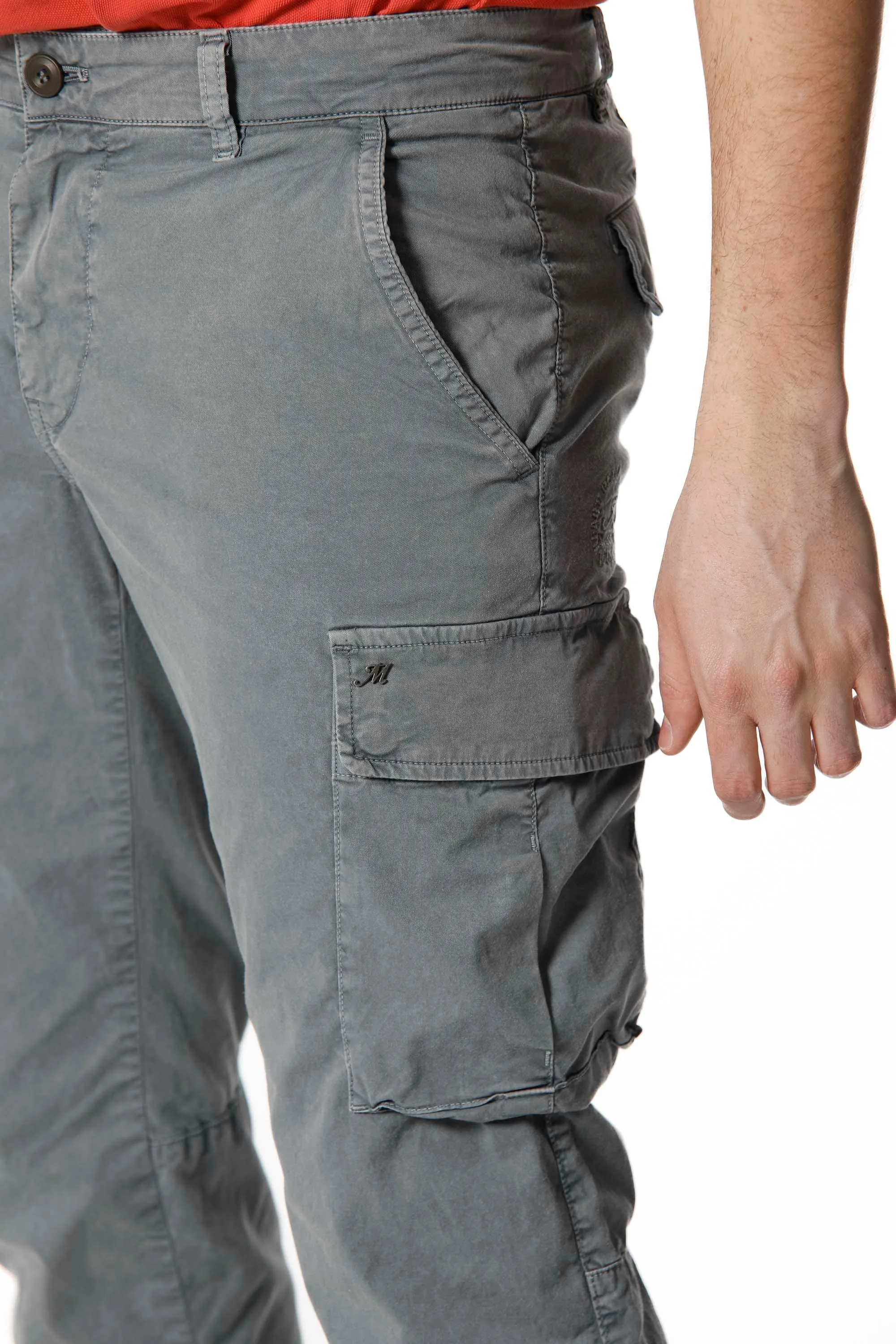 Chile man cargo pants in stretch cotton icon washing extra slim sold by Mason's product image thumbnail 2