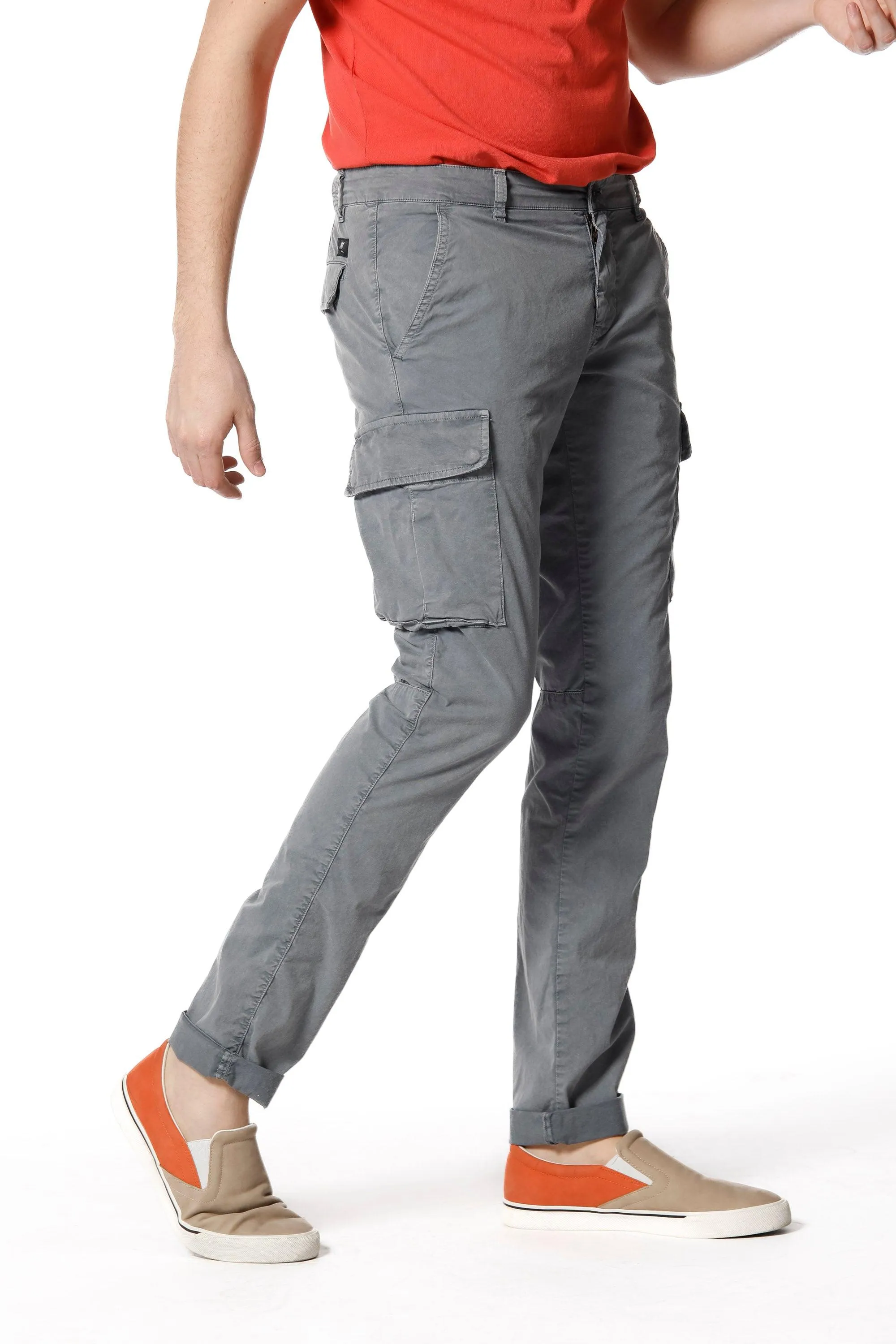 Chile man cargo pants in stretch cotton icon washing extra slim sold by Mason's product image thumbnail 3