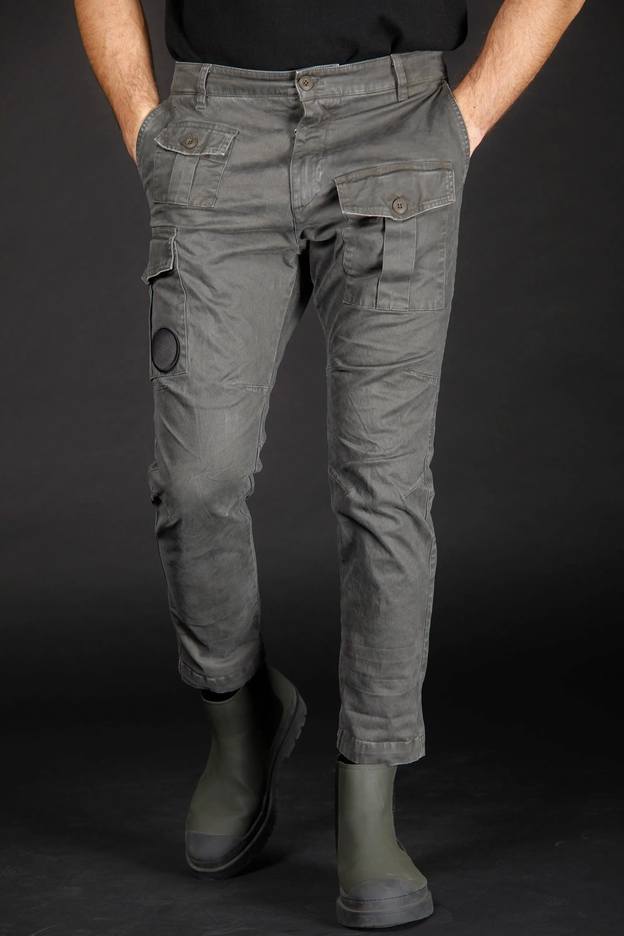 George Coolpocket man cargo pant in gabardine limited edition ① sold by Mason's product image thumbnail 2