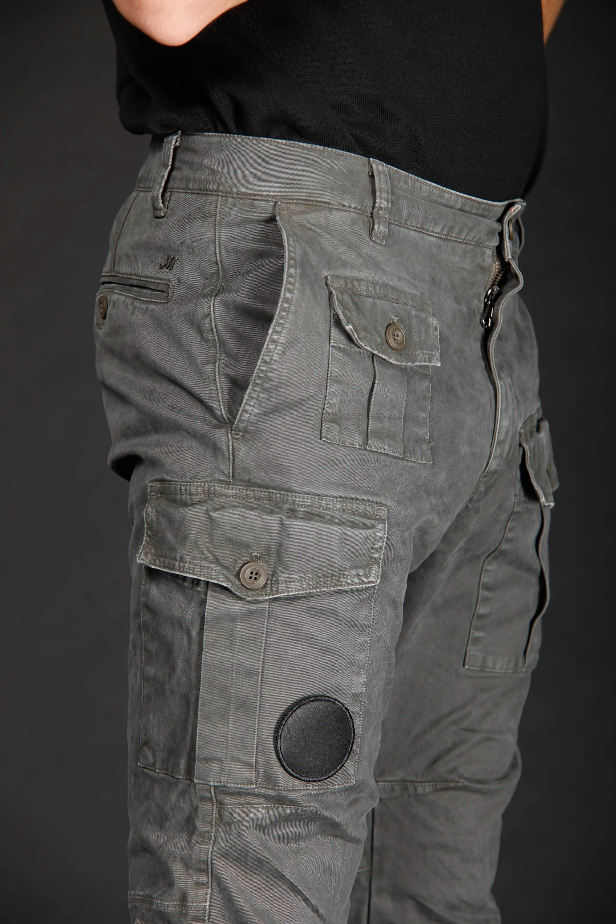 George Coolpocket man cargo pant in gabardine limited edition ① sold by Mason's product image thumbnail 4