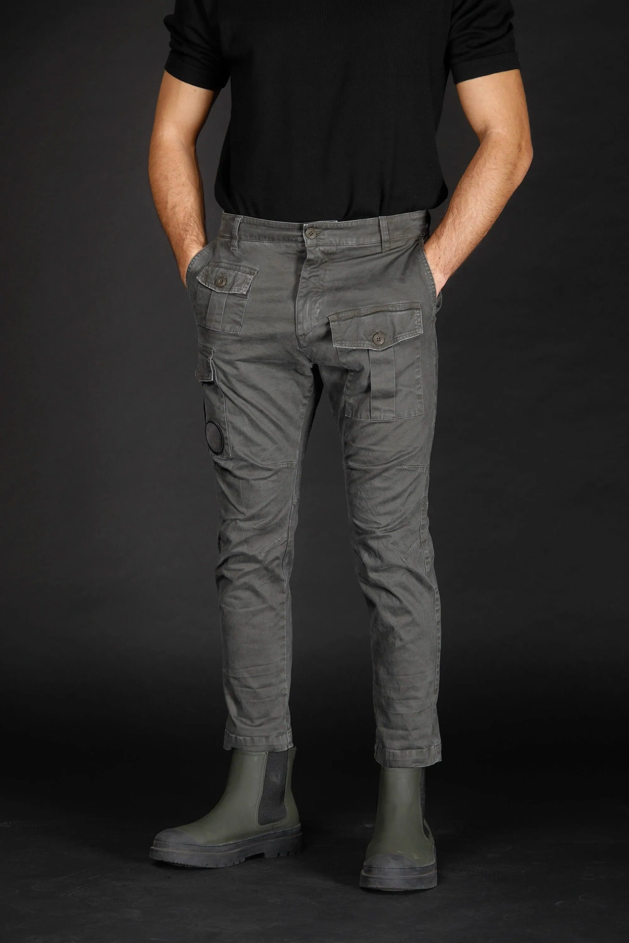 George Coolpocket man cargo pant in gabardine limited edition ① sold by Mason's