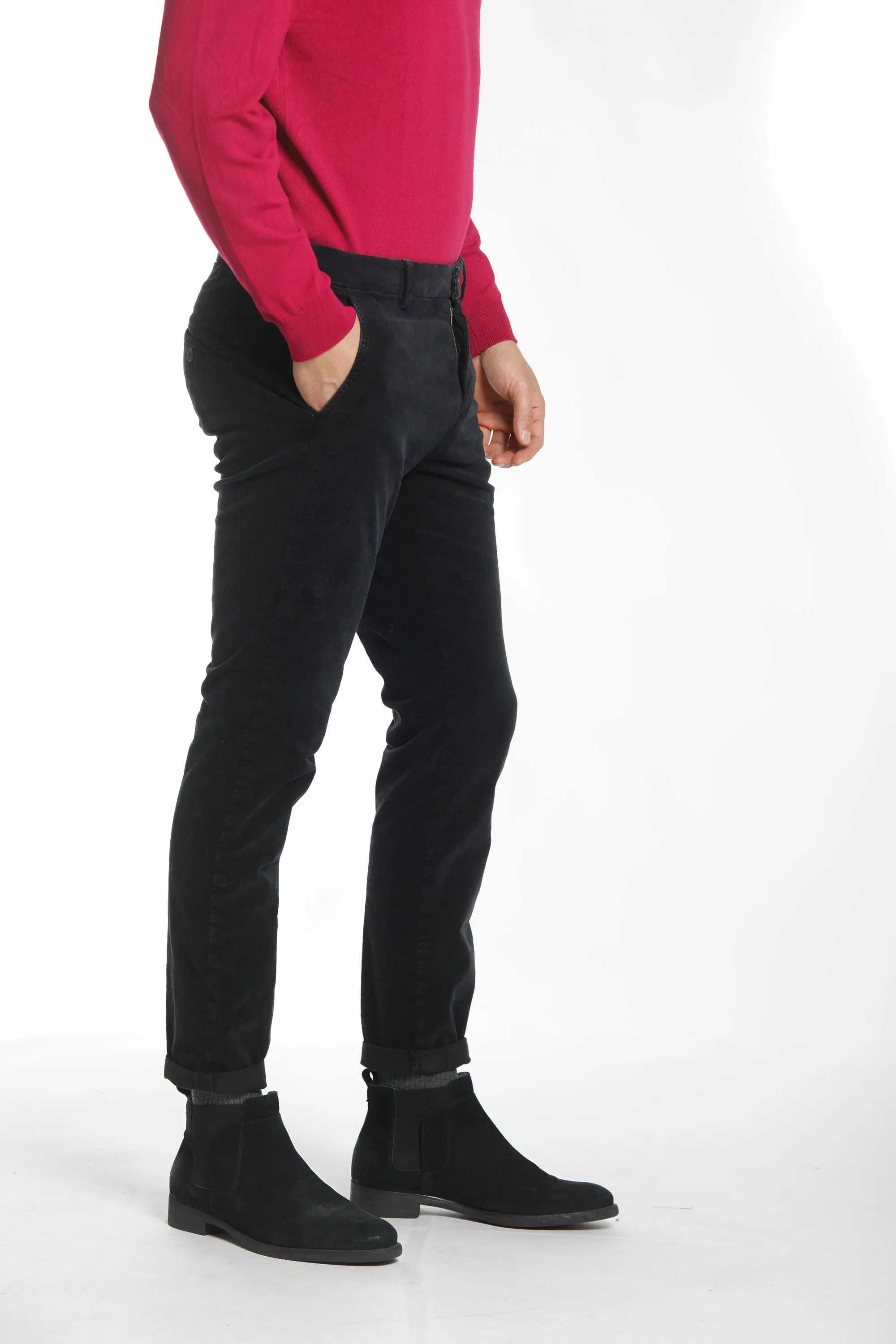 Osaka Style Essential man smooth velvet chino pant carrot fit sold by Mason's product image thumbnail 2