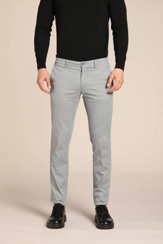 New York men's chino pants in gabardine stretch regular fit ① sold by Mason's