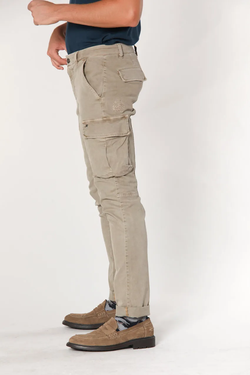 Chile man cargo pant in gabardine extra slim sold by Mason's product image thumbnail 3