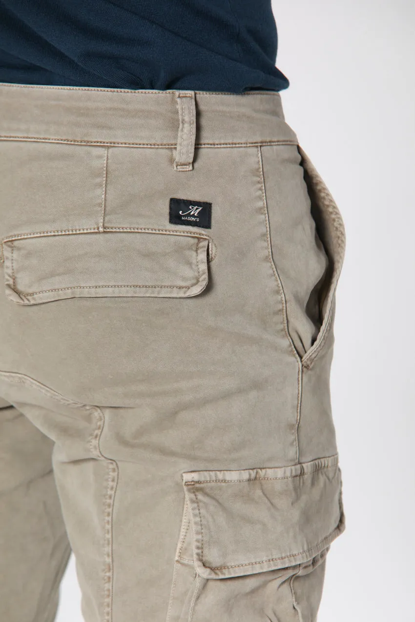 Chile man cargo pant in gabardine extra slim sold by Mason's product image thumbnail 2