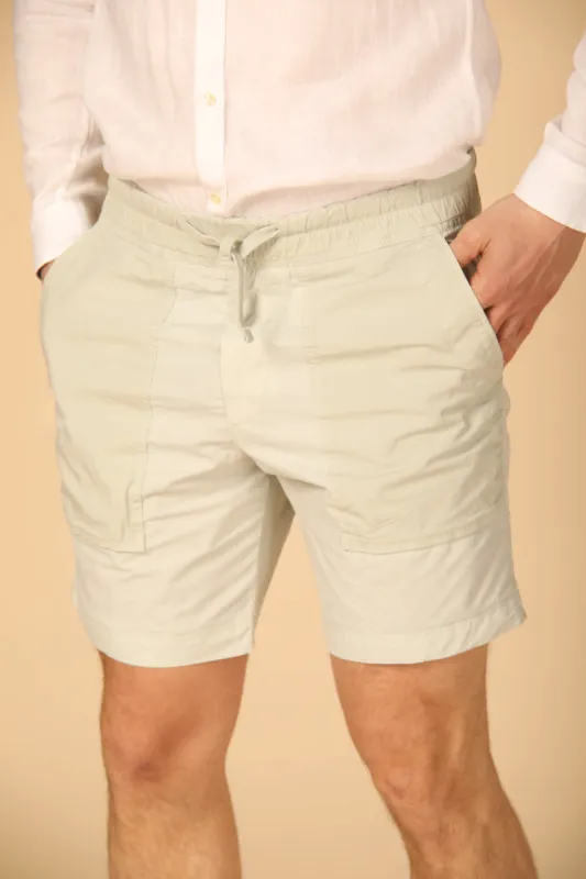 Taormina Summer men's chino bermuda in parachute regular sold by Mason's