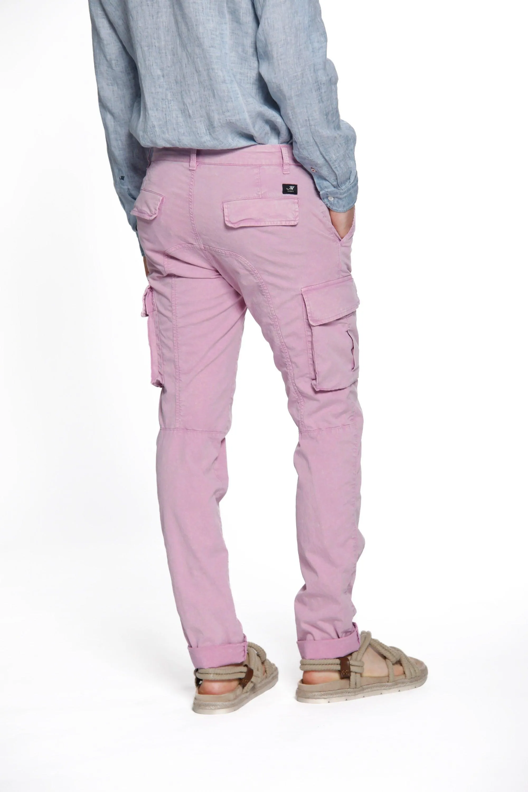 Chile man cargo pants in stretch cotton icon washing extra slim sold by Mason's product image thumbnail 5